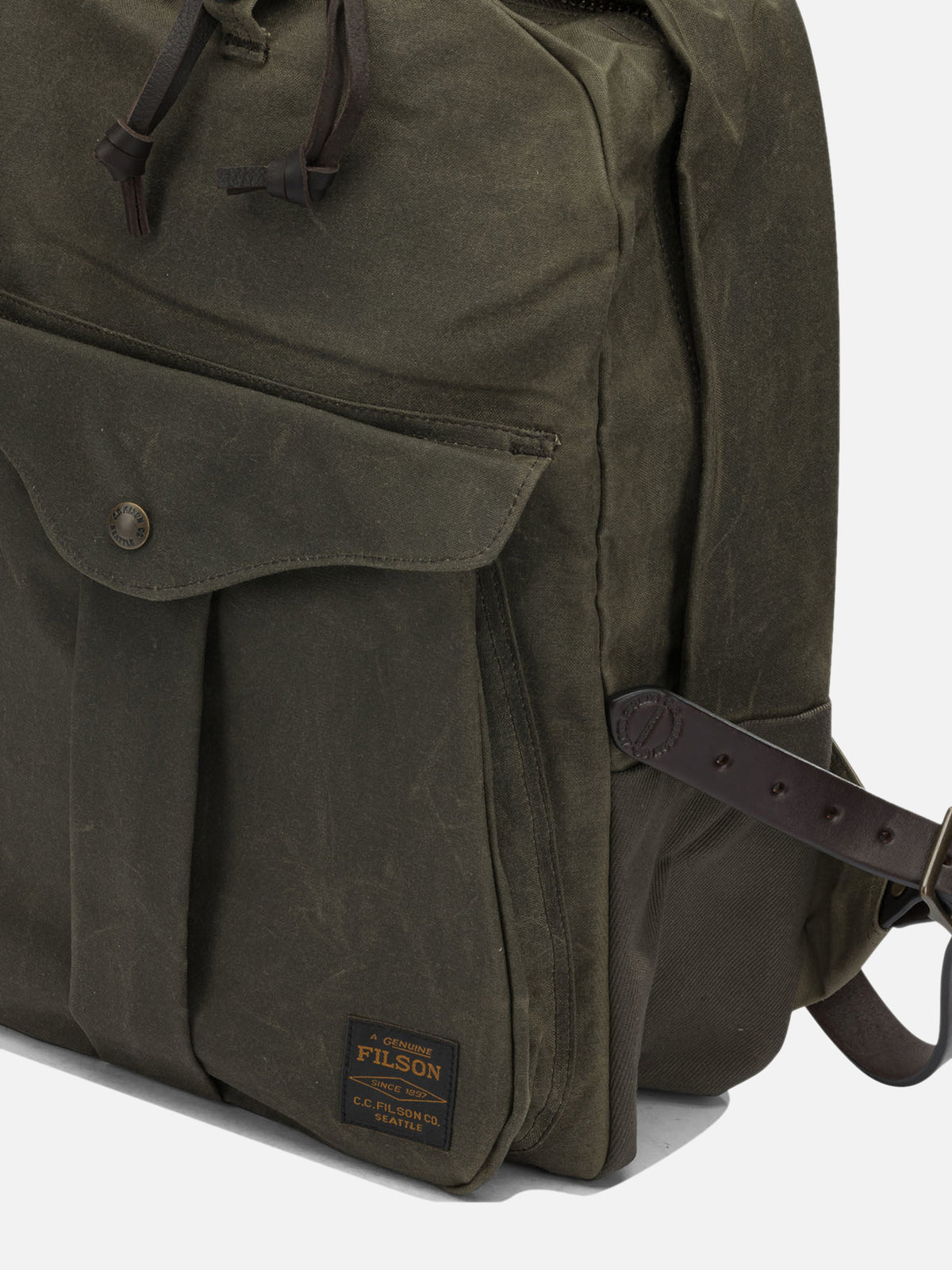 Filson "Journeyman" Casual Backpack Green