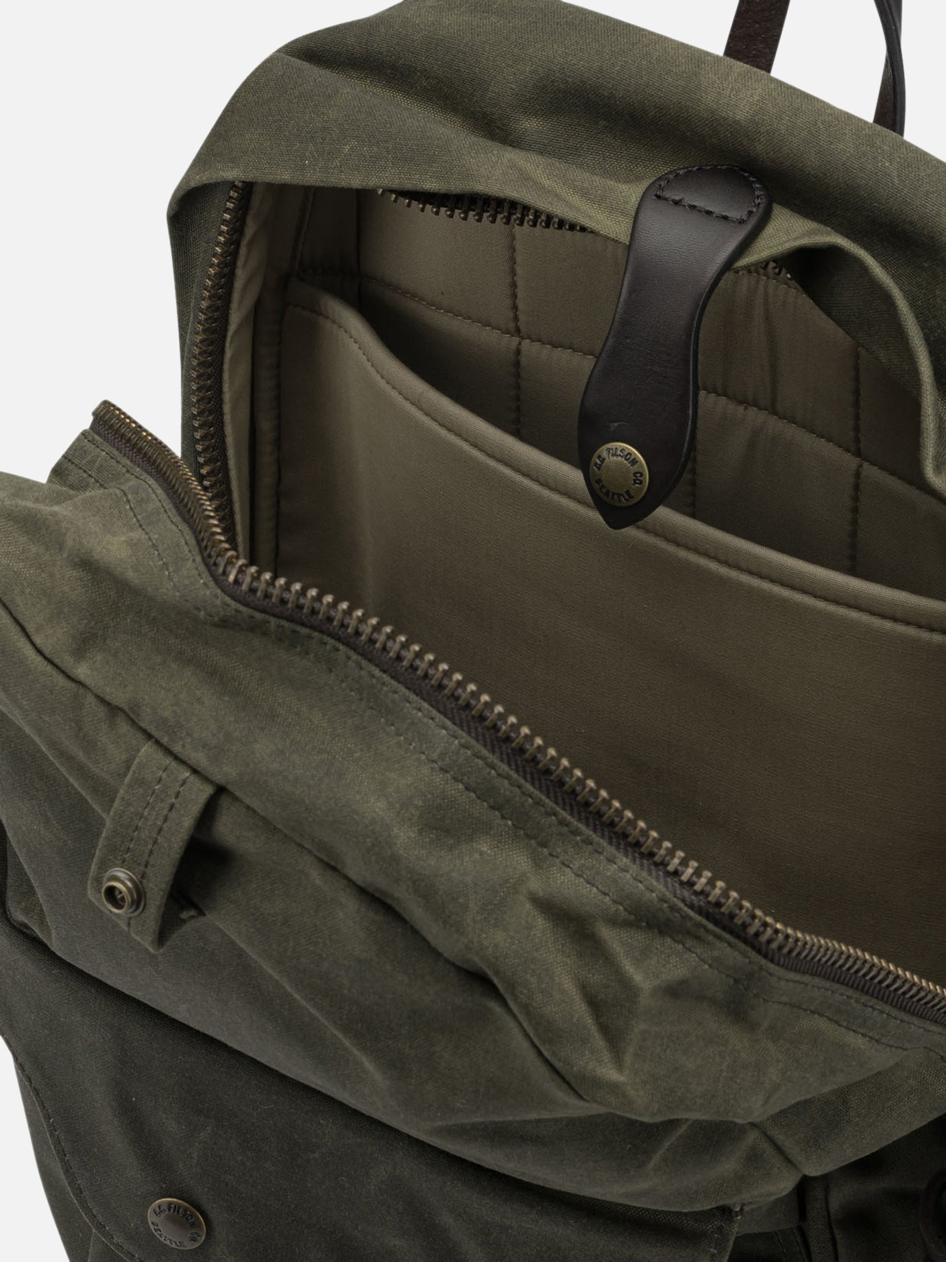 Zaini casual 100% cotton  Verde - Filson Uomo | PDP | VIETTI Online Store | Zoom-Modal_5
