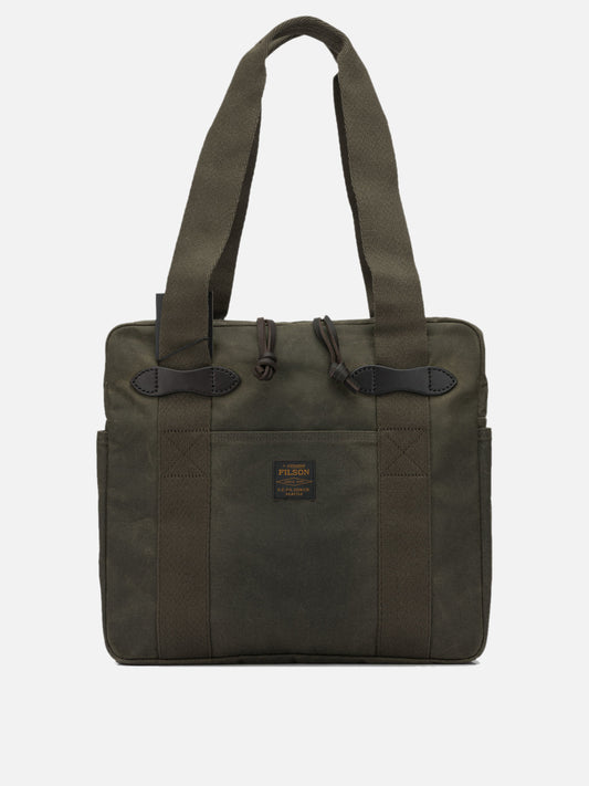 Borse medie 100% waxed cotton - Secondary fabric: 100% leather  Verde - Filson Uomo | PDP | VIETTI Online Store 
