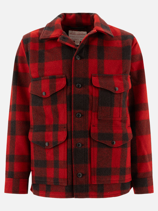 Filson "Mackinaw" short coat Red

