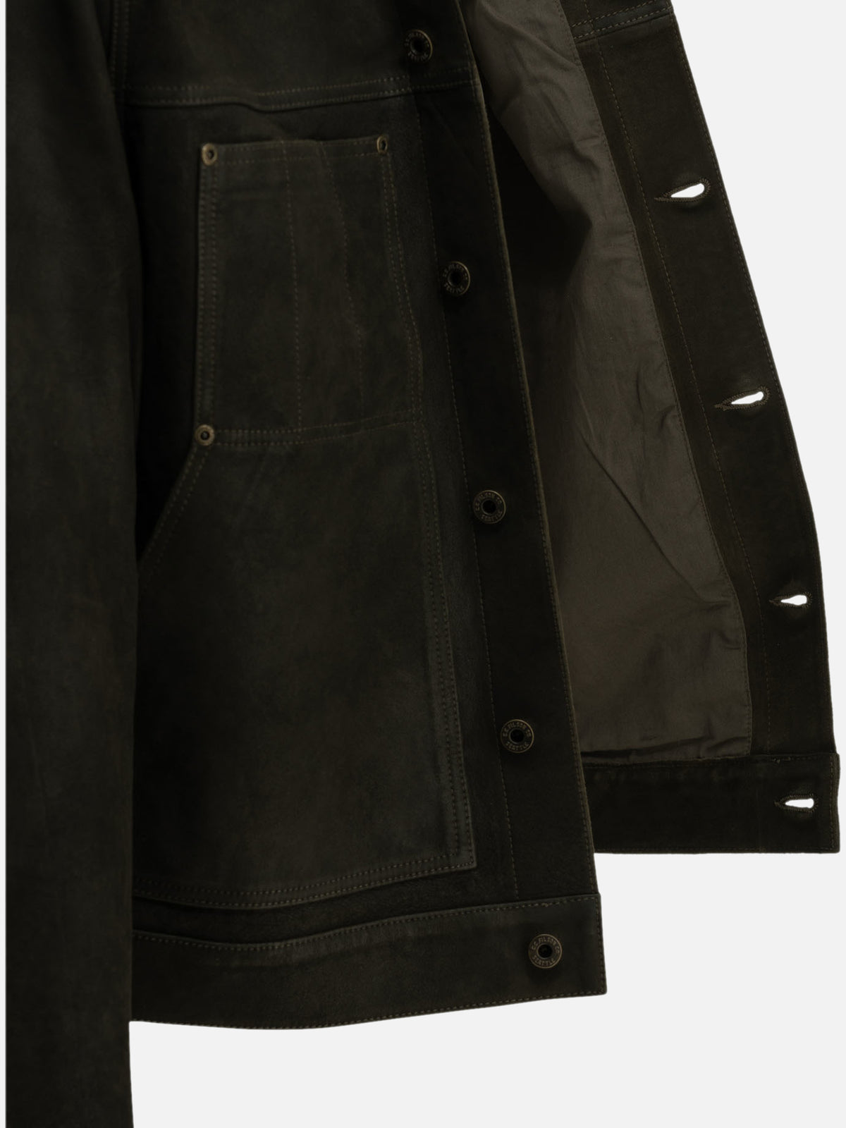 Filson "Cruiser" Leather Jacket Green