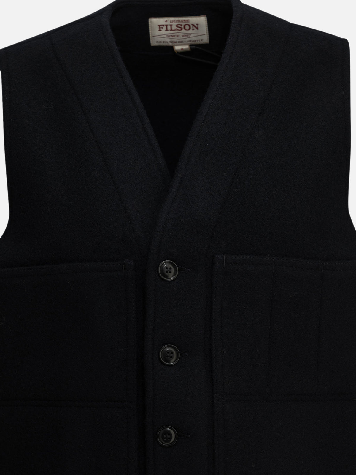 Filson "Mackinaw" Sleeveless Jacket Blue

