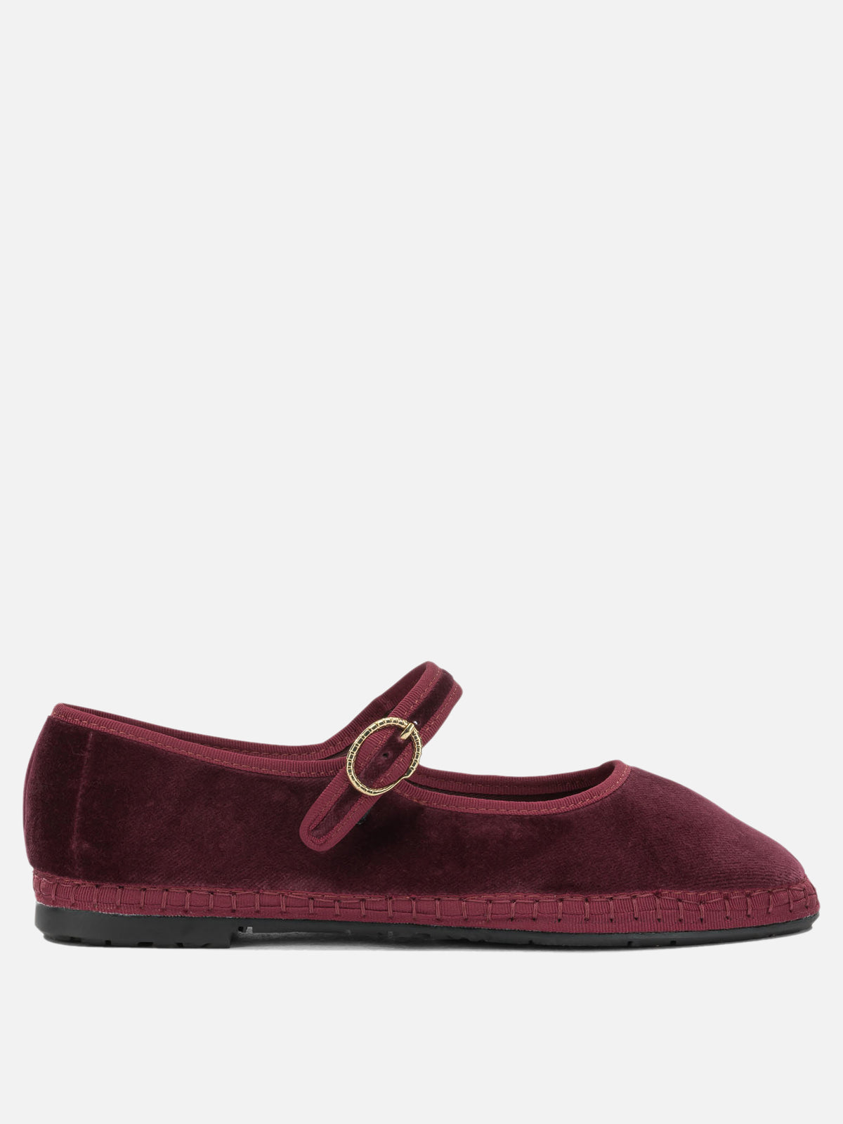 Flabelus "Lucrecia" Friulane Mary Janes Bordeaux - VIETTI