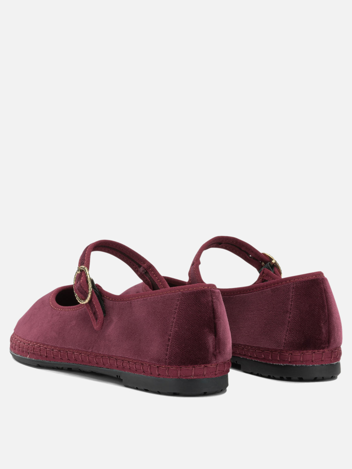 Flabelus "Lucrecia" Friulane Mary Janes Bordeaux

