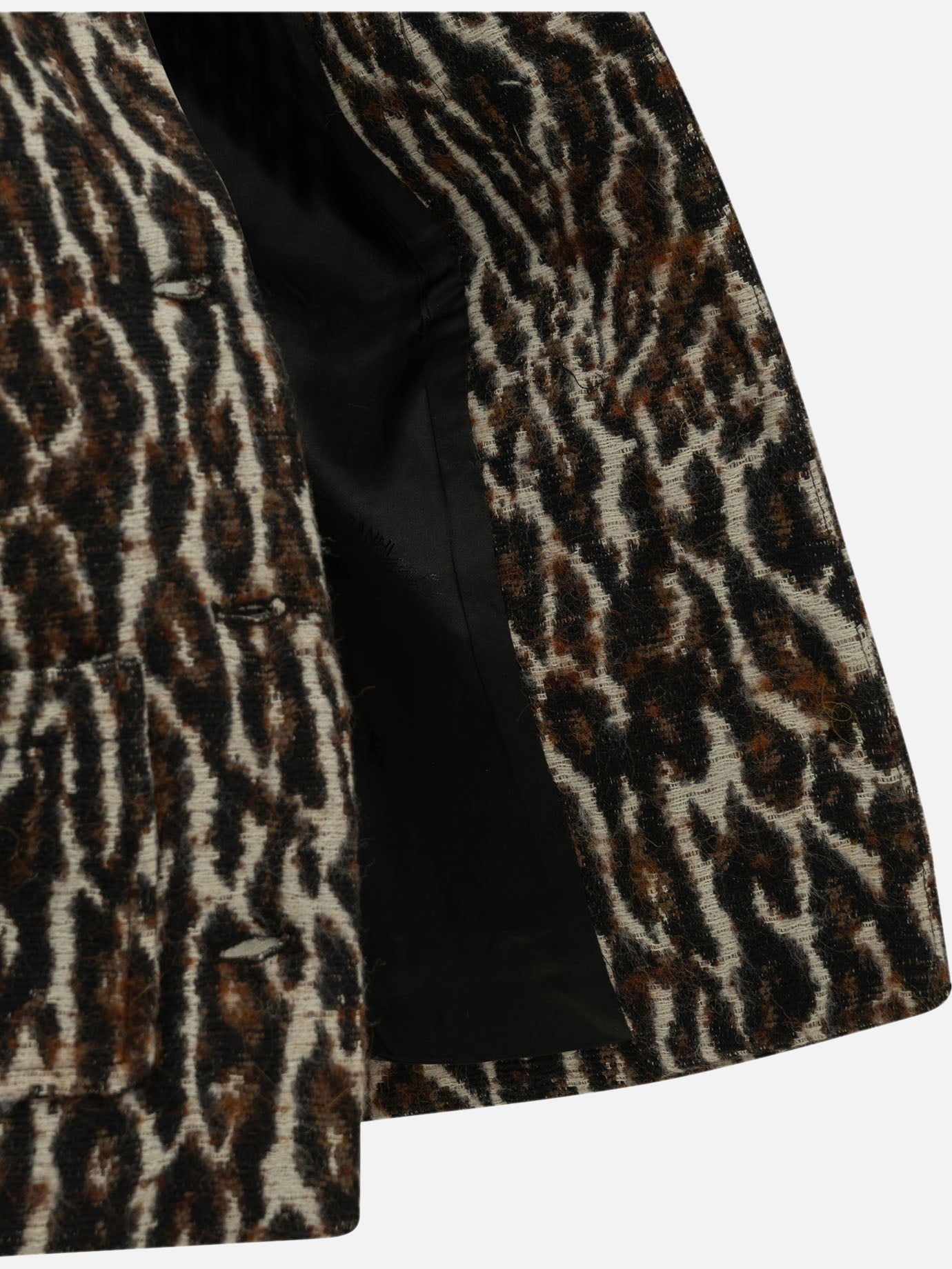 Ganni "Leopard" Blazer Brown

