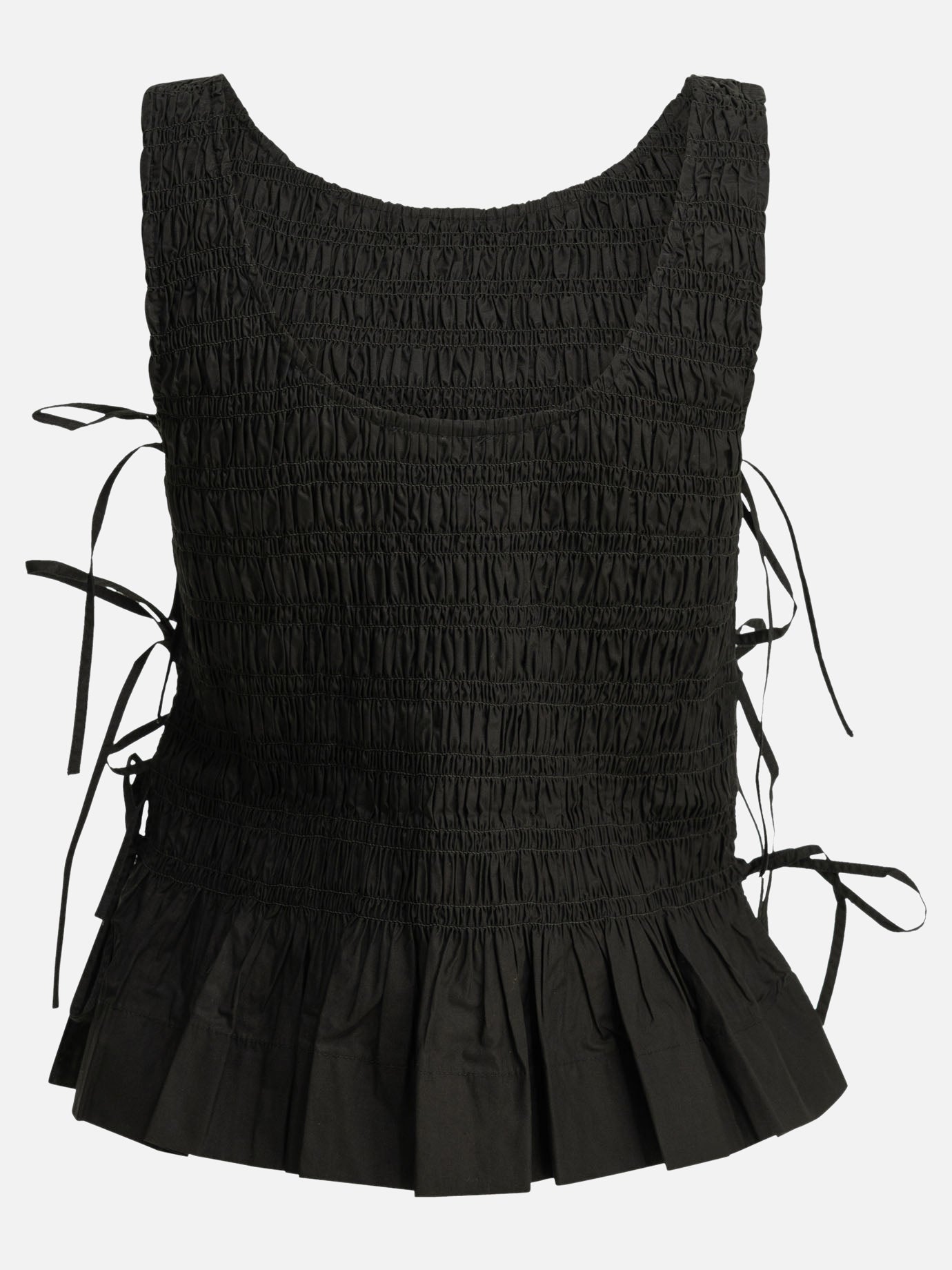 Casual tops Solid colour  Black - Ganni Women | PDP | VIETTI Online Store | Zoom-Modal_2
