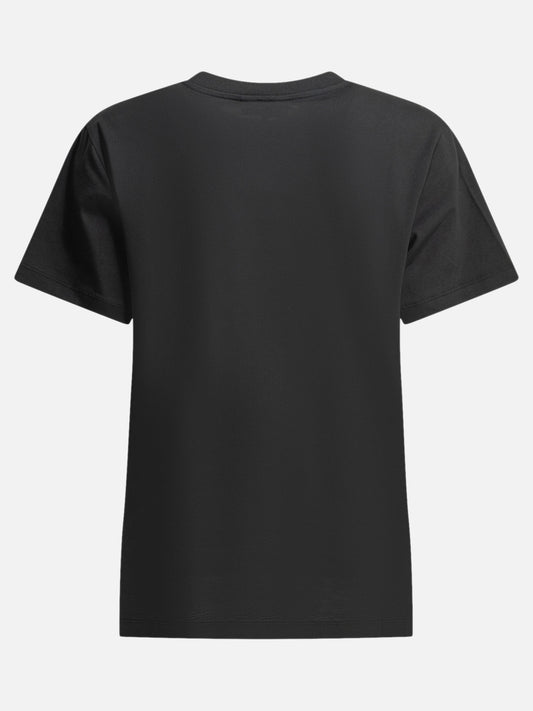 Crewneck t-shirts Logo  Black - Ganni Women | PLP | VIETTI Online Store | 2
