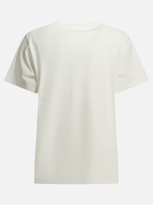 Crewneck t-shirts Logo  White - Ganni Women | PLP | VIETTI Online Store | 2
