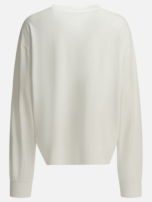 Crewneck t-shirts Logo  White - Ganni Women | PLP | VIETTI Online Store | 2
