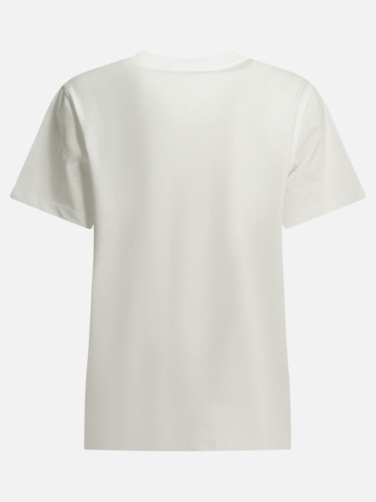 Crewneck t-shirts Logo  White - Ganni Women | PLP | VIETTI Online Store | 2

