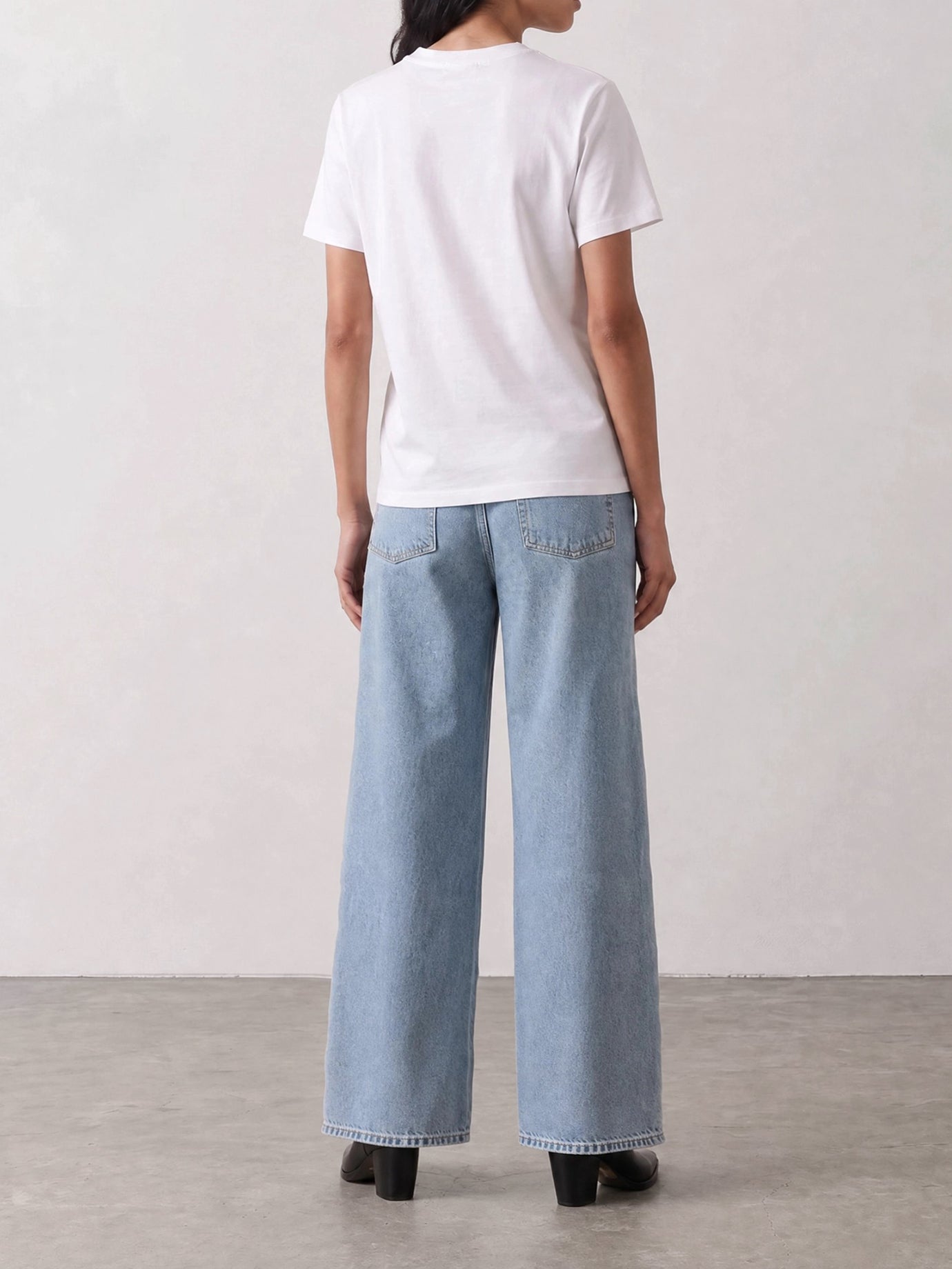 Crewneck t-shirts Logo  White - Ganni Women | PDP | VIETTI Online Store | thumbnail_3