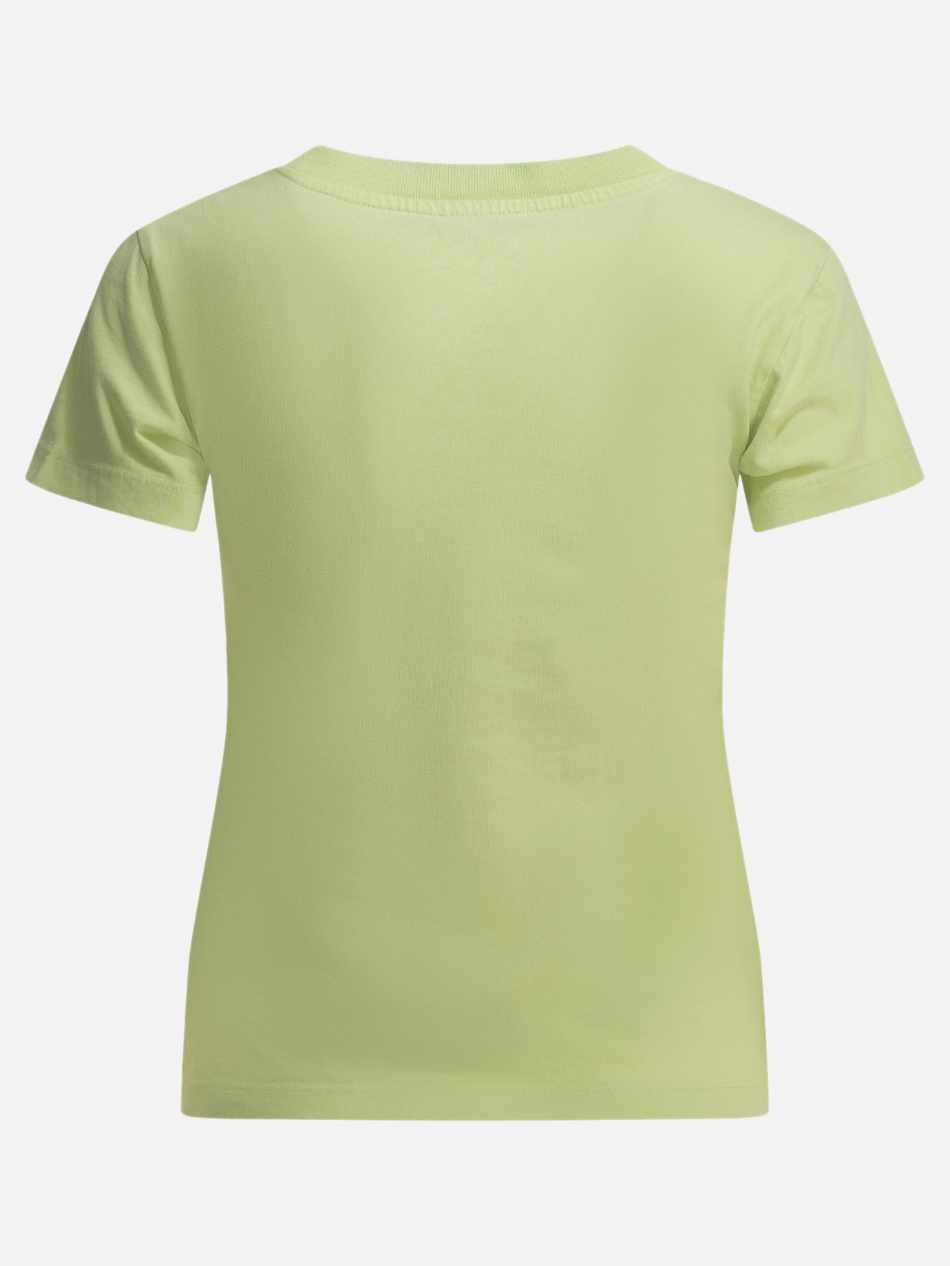 T-shirt girocollo Logo  Verde - Ganni Donna | PDP | VIETTI Online Store | Zoom-Modal_2

