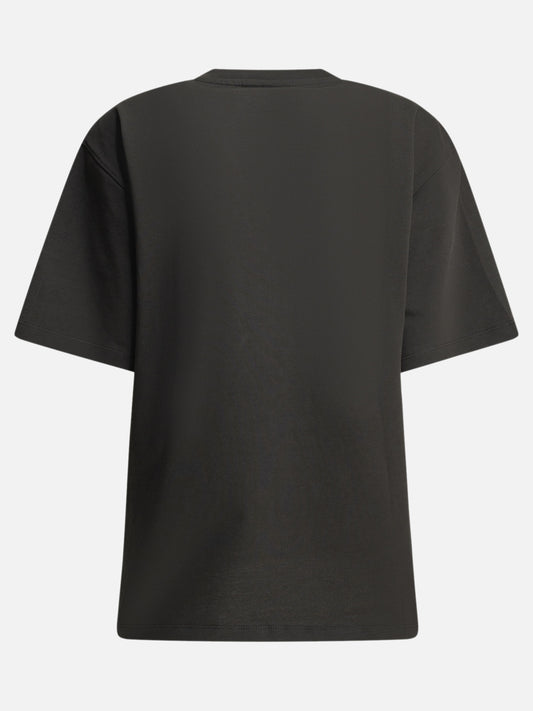 Crewneck t-shirts Logo  Black - Ganni Women | PLP | VIETTI Online Store | 2
