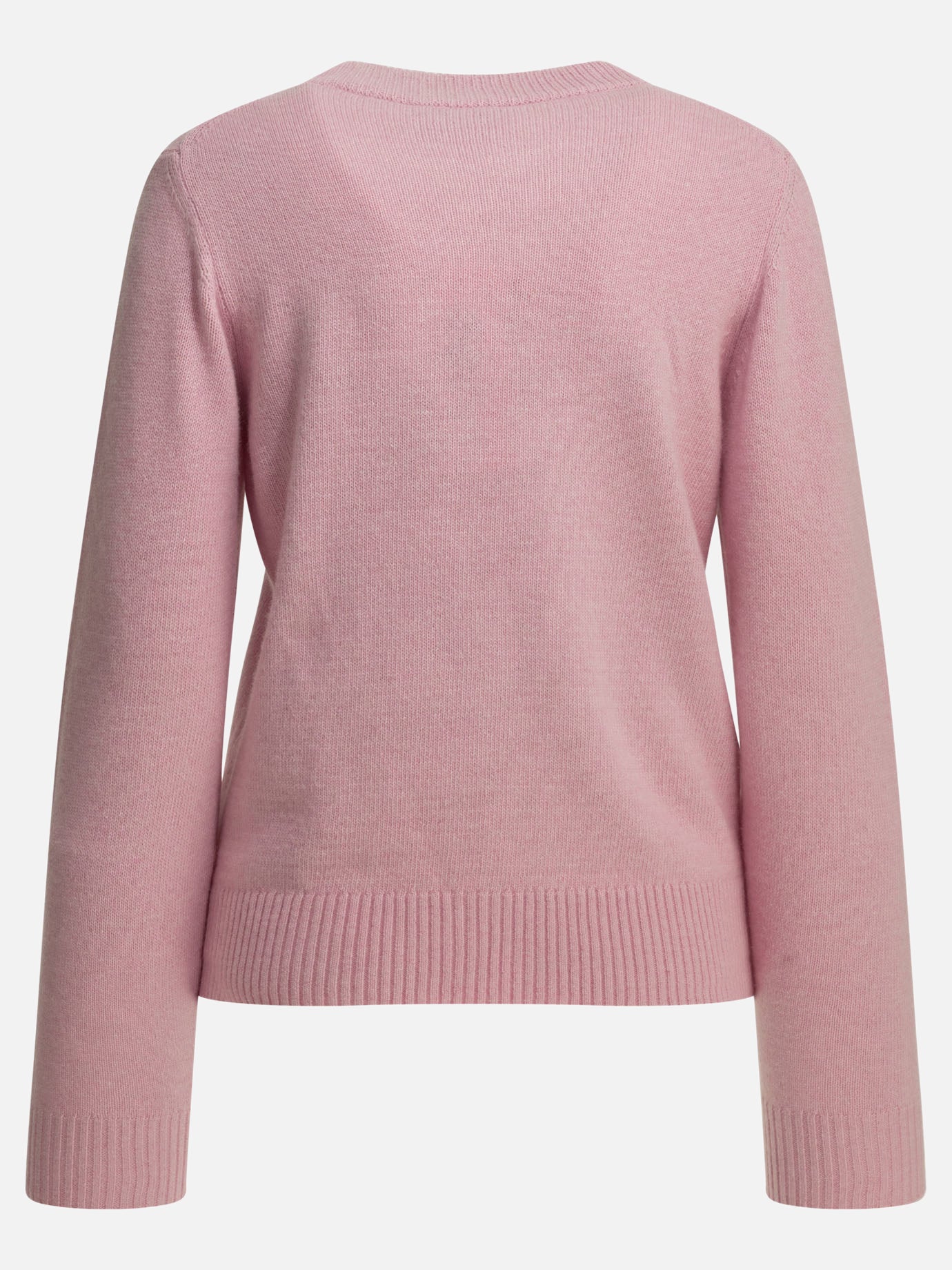 Crewneck sweaters Logo  Pink - Ganni Women | PDP | VIETTI Online Store | thumbnail_4