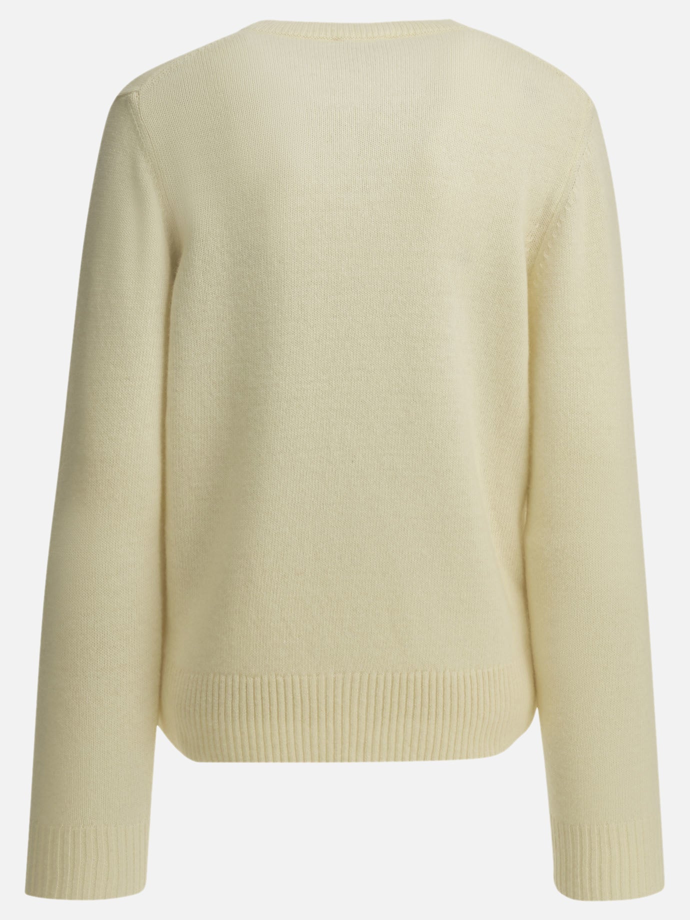 Crewneck sweaters Logo  Beige - Ganni Women | PDP | VIETTI Online Store | thumbnail_2