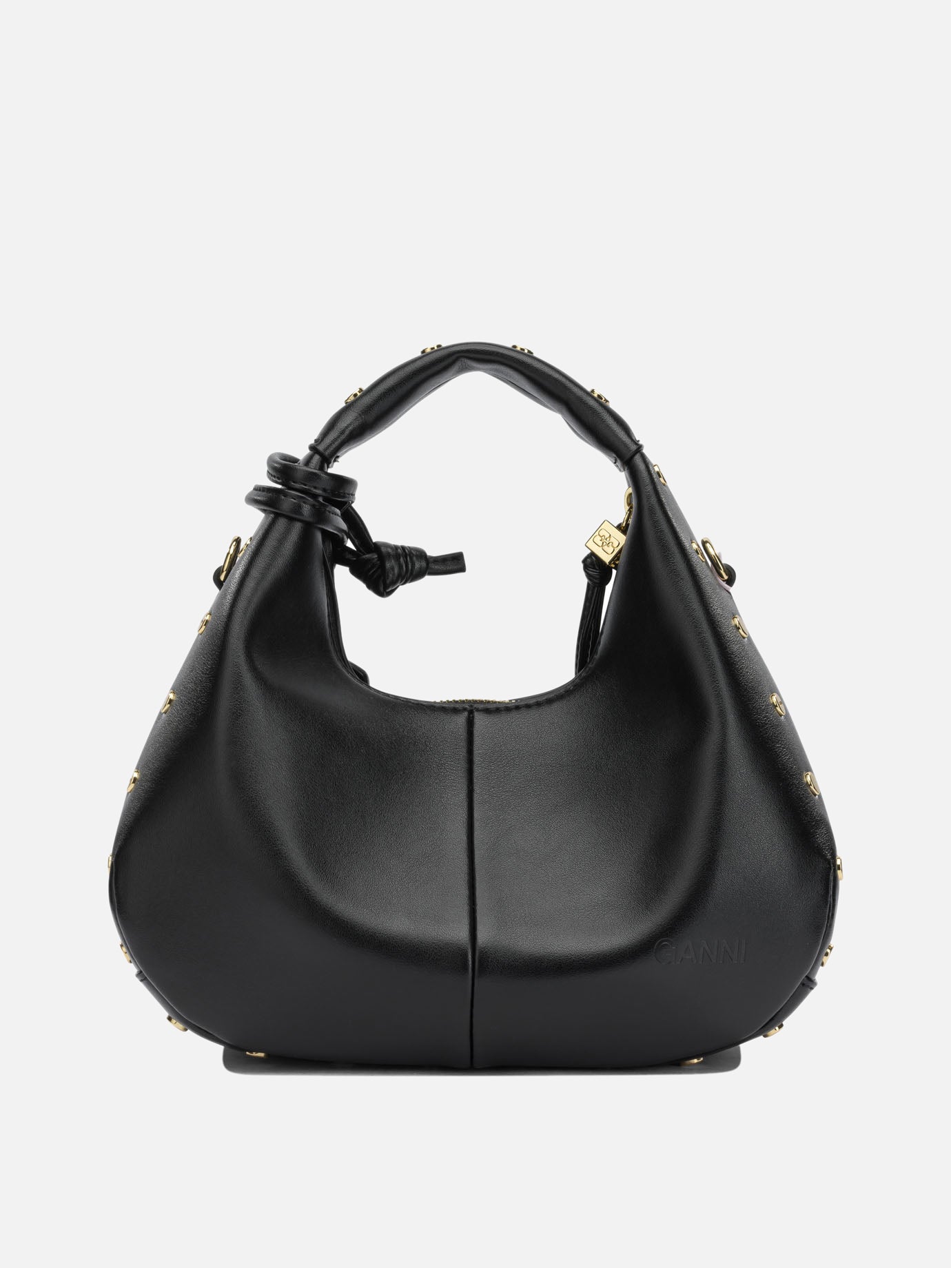 Small bags 51% recycled leather 30% polyester 19% polyurethane  Black - Ganni Women | PDP | VIETTI Online Store | thumbnail_3