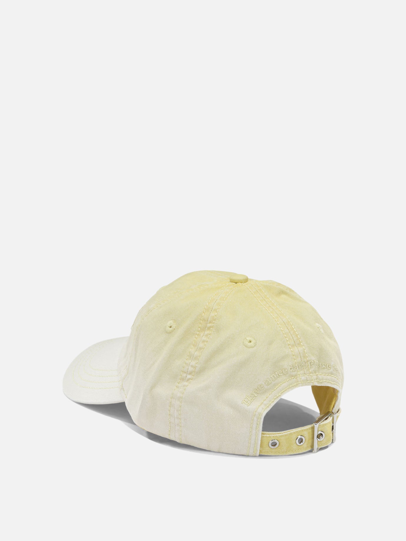 Baseball caps Logo  Yellow - Ganni Women | PDP | VIETTI Online Store | thumbnail_3