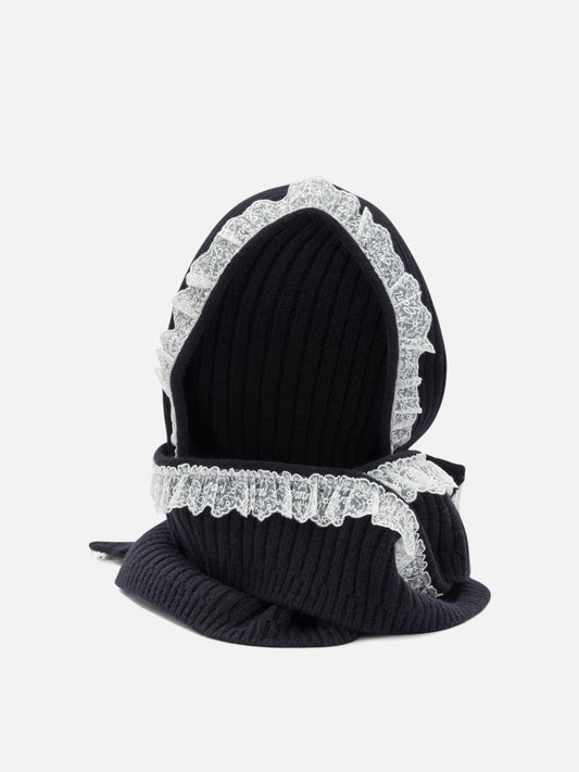Ganni Wool balaclava Blue

