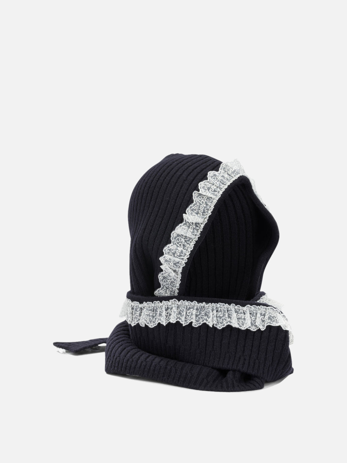 Ganni Wool balaclava Blue - VIETTI