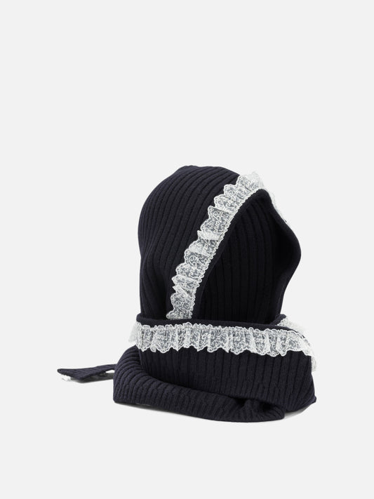 Ganni Wool balaclava Blue


