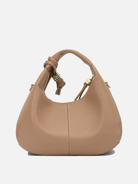 Ganni "Hobo" Small hand bag Brown

