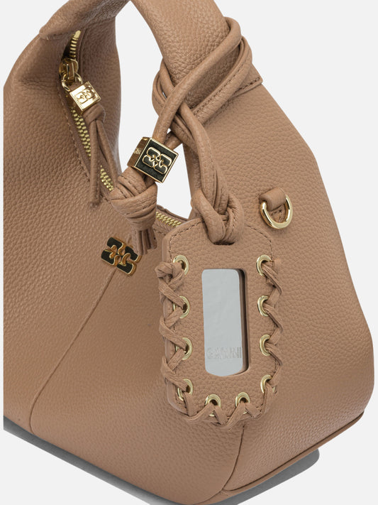 Ganni "Hobo" Small hand bag Brown

