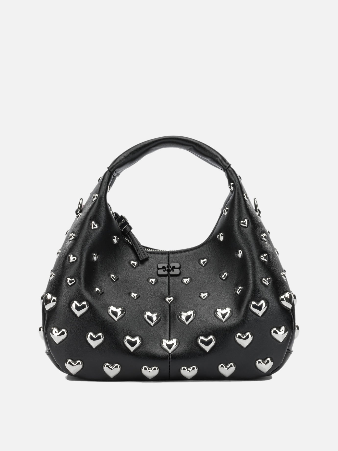Small bags 51% recycled leather 30% polyester 19% polyurethane  Black - Ganni Women | PDP | VIETTI Online Store | thumbnail