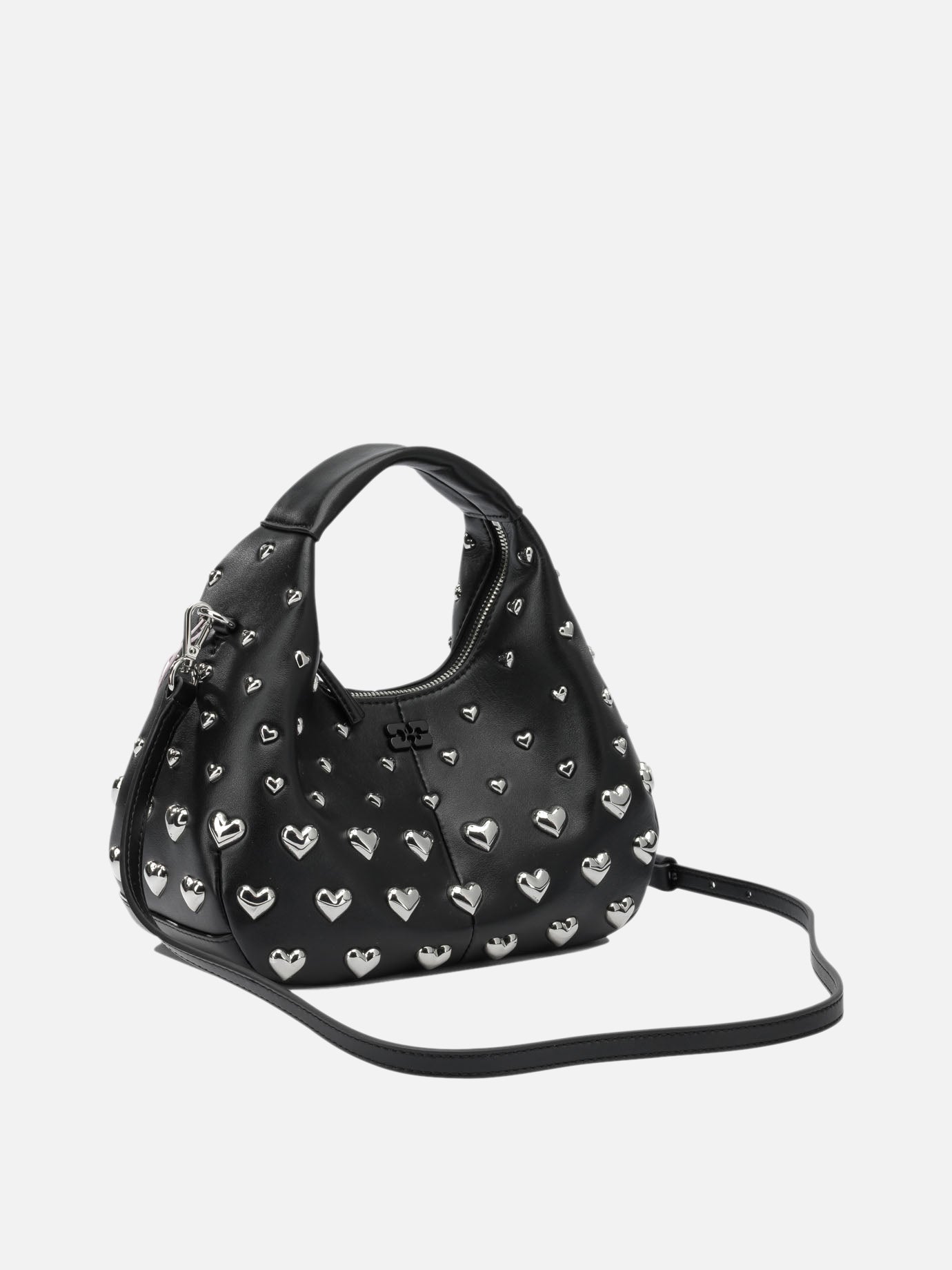 Small bags 51% recycled leather 30% polyester 19% polyurethane  Black - Ganni Women | PDP | VIETTI Online Store | Zoom-Modal_2

