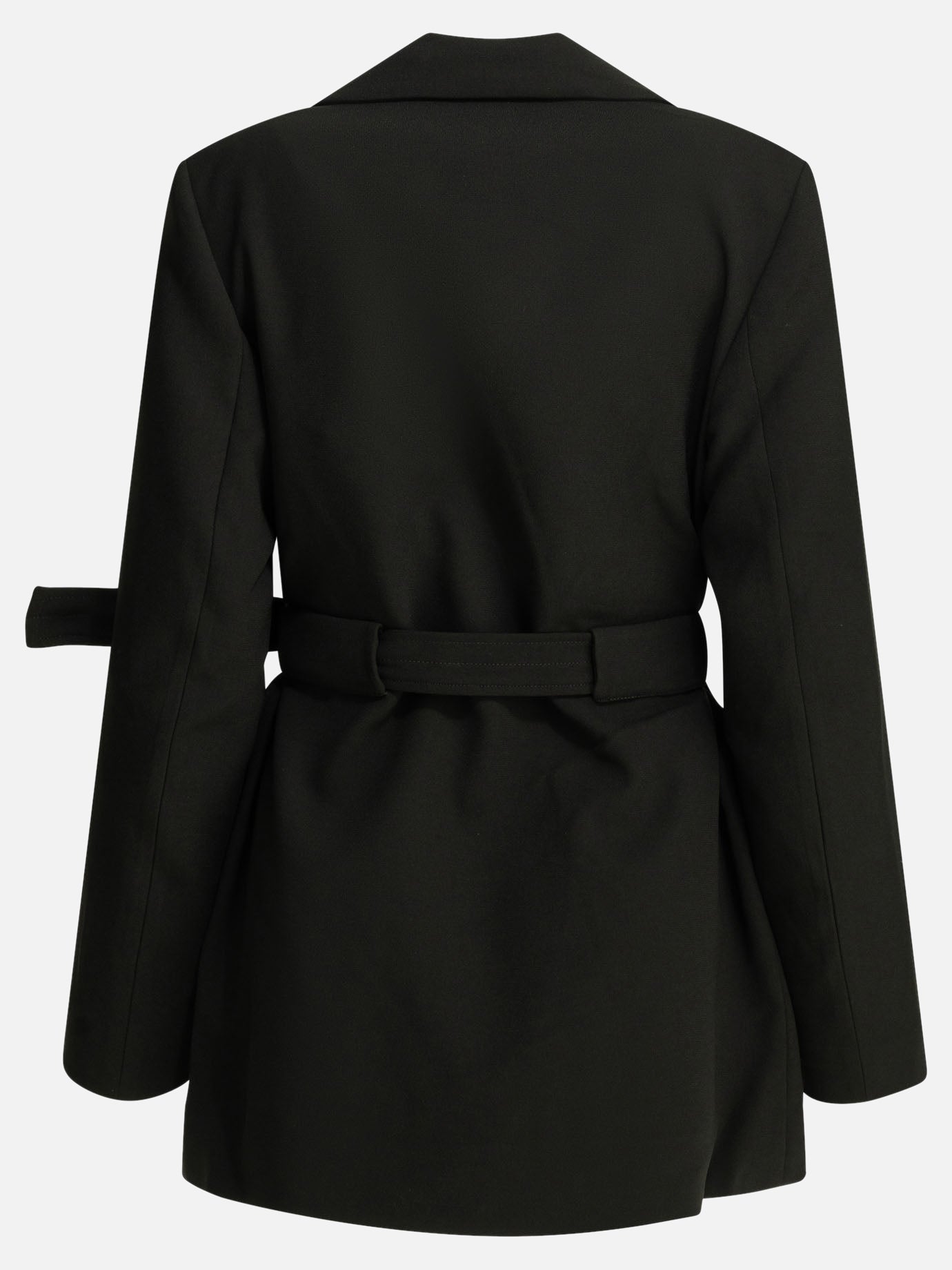 Blazers Solid colour  Black - Ganni Women | PDP | VIETTI Online Store | thumbnail_2
