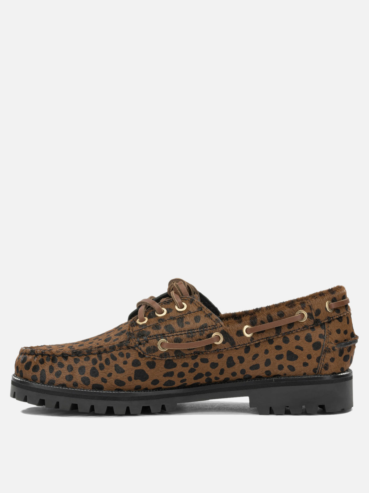 G.H. Bass & Co. "Mallorie Camp" Lace-Up Loafers Brown

