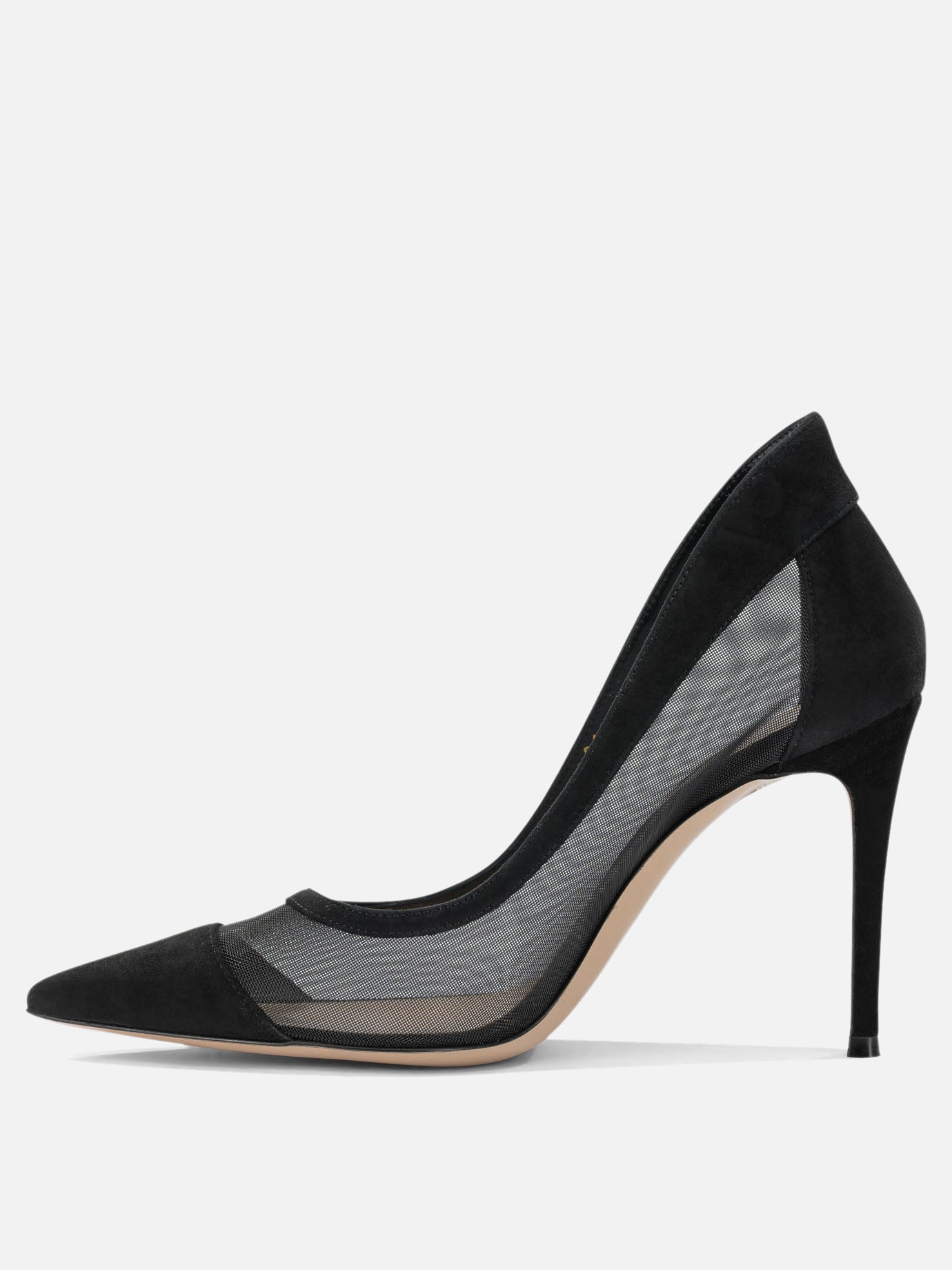 Pumps 80% fabric 20% suede- 100% calf leather  Black - Gianvito Rossi Women | PDP | VIETTI Online Store | thumbnail_3