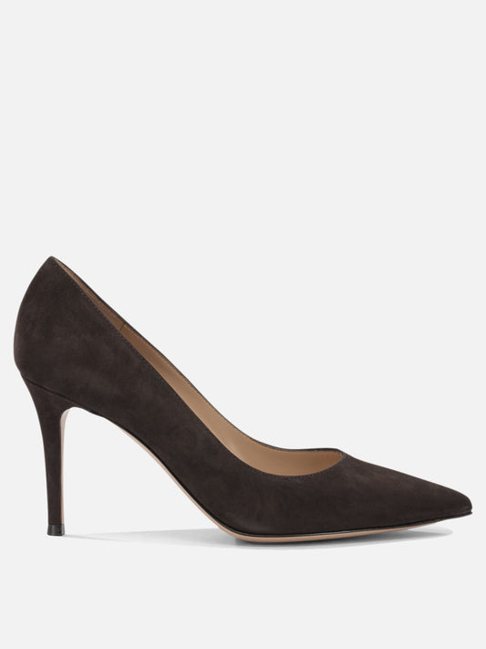 Pumps 100% suede leather - 100% calf leather  Brown - Gianvito Rossi Women | PDP | VIETTI Online Store 

