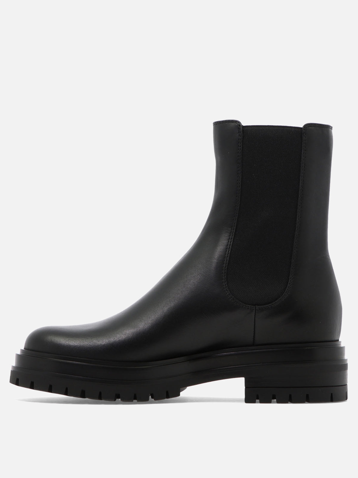 Gianvito Rossi "Chester" Chelsea Boots Black


