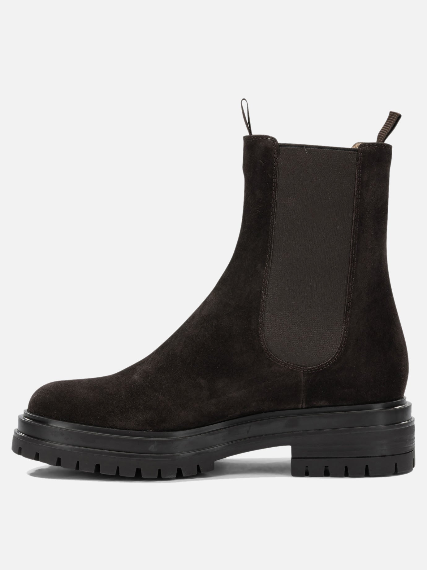 Stivaletti pull-on 100% suede leather - 100% rubber  Marrone - Gianvito Rossi Donna | PDP | VIETTI Online Store | Zoom-Modal_3
