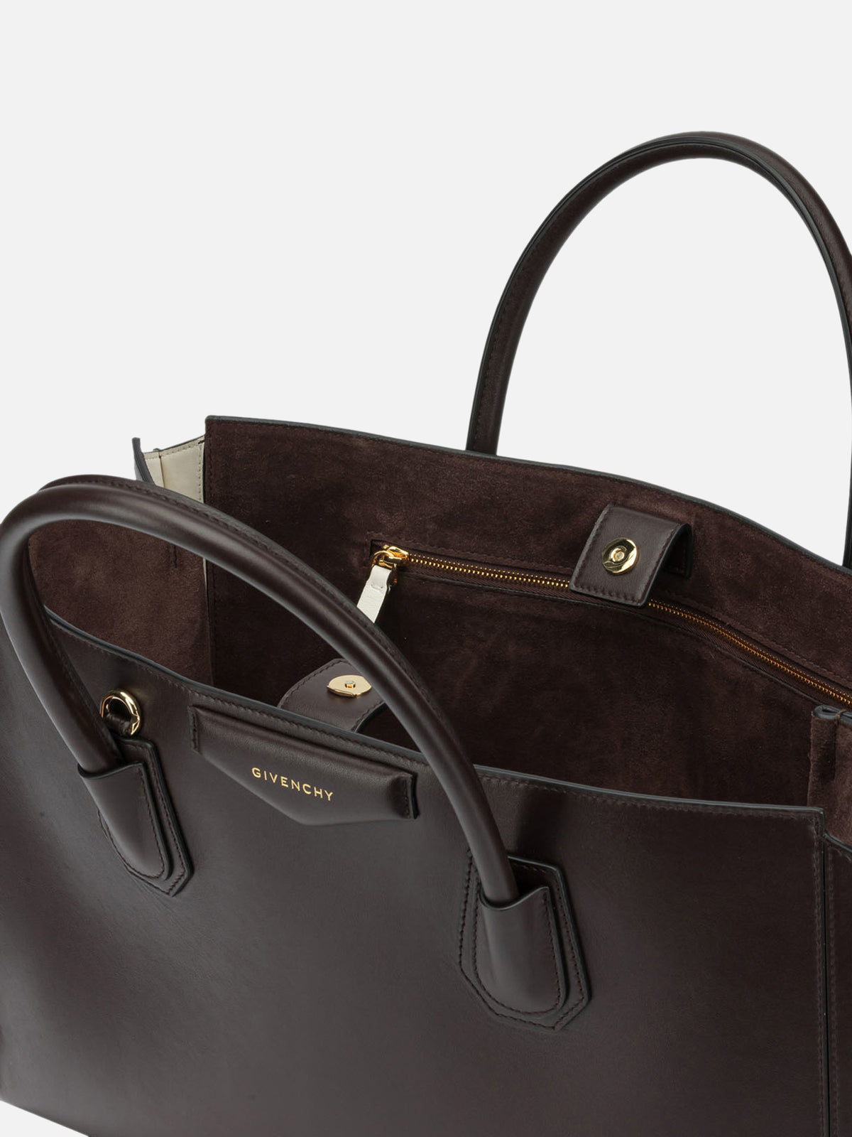 Givenchy "Antigonia Catchall" Large Handbag Brown

