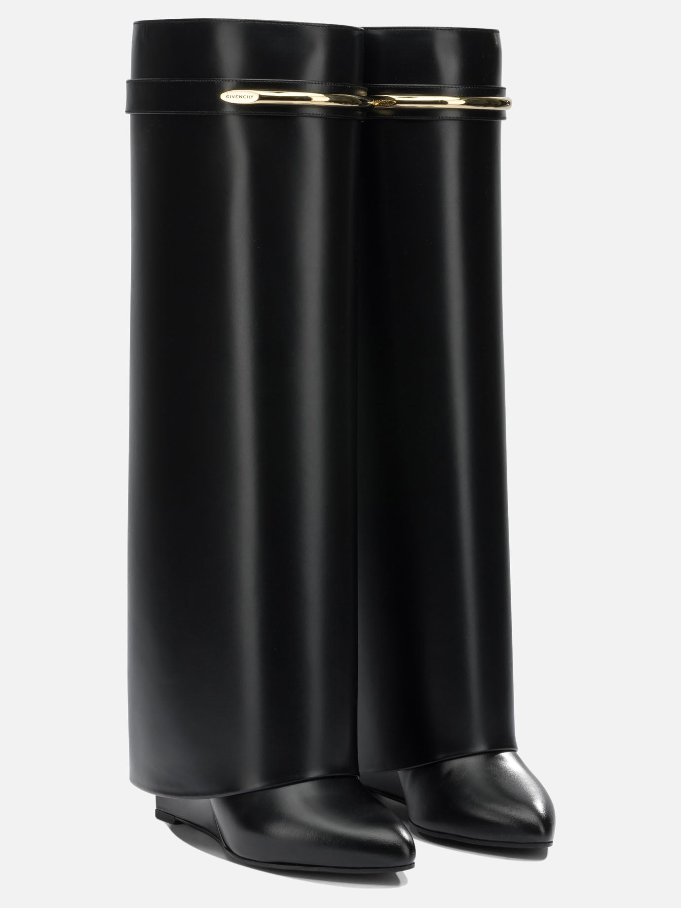 Knee-high 100% calf leather - 100% calf leather  Black - Givenchy Women | PDP | VIETTI Online Store | thumbnail_2