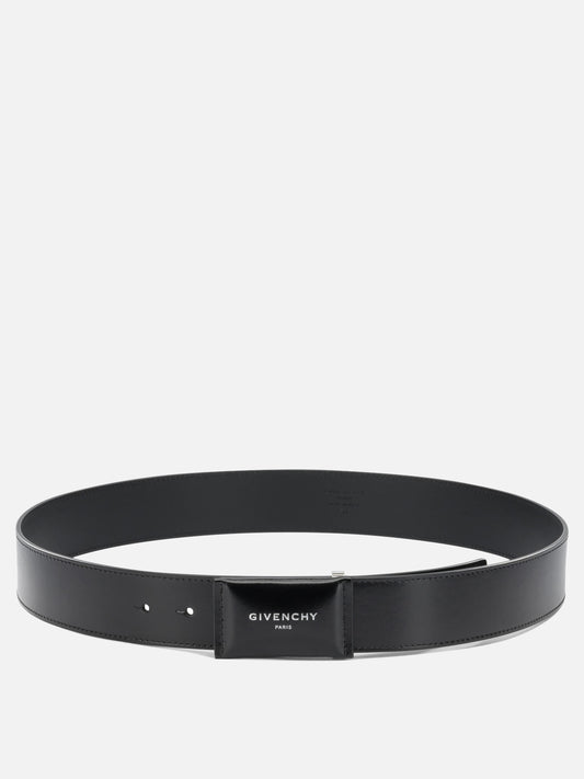 Leather belts 100% calf leather - Lining: 100% calf leather - Other fabric: 100% brass  Black - Givenchy Men | PLP | VIETTI Online Store 
