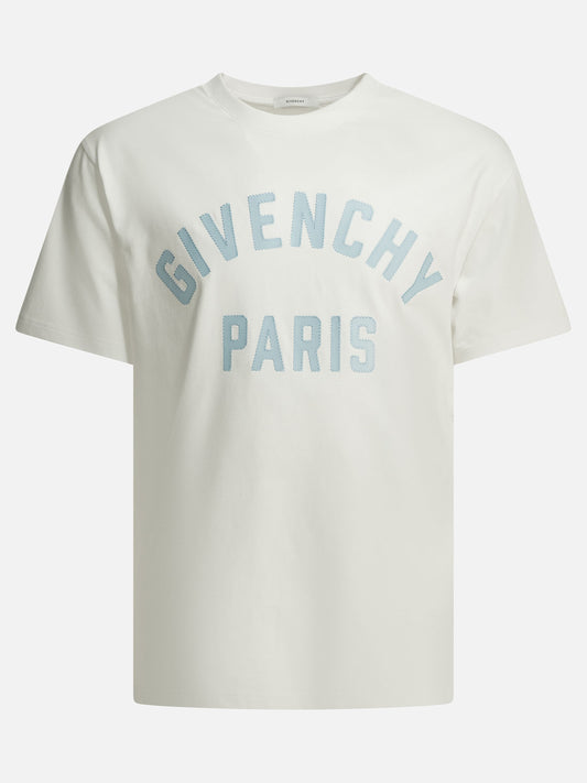 T-shirt girocollo Logo  Bianco - Givenchy Uomo | PDP | VIETTI Online Store 
