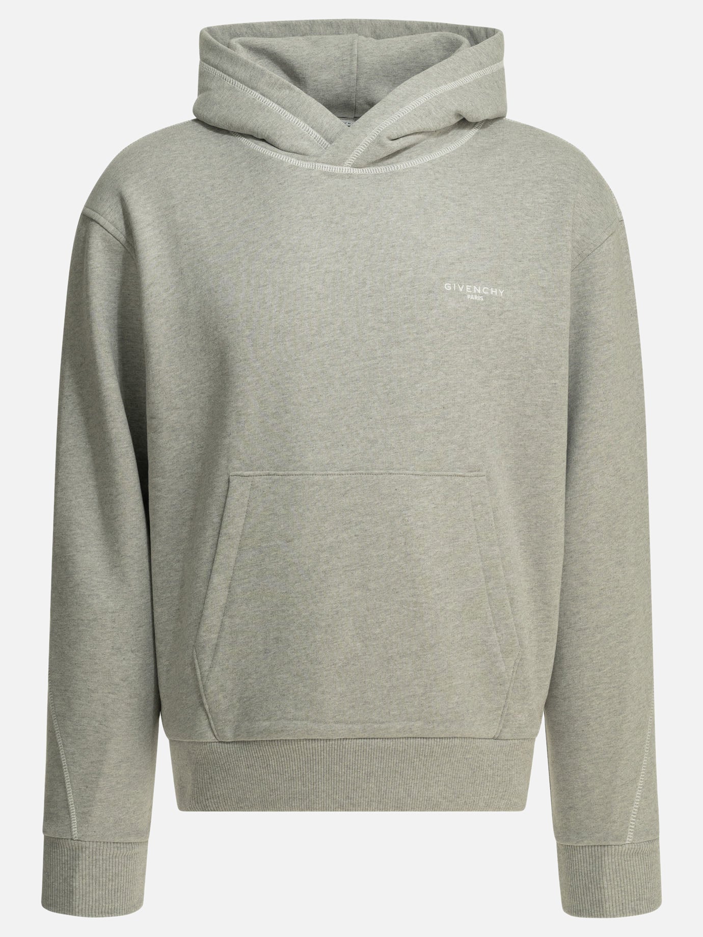 Felpe con cappuccio Logo  Grigio - Givenchy Uomo | PDP | VIETTI Online Store | thumbnail