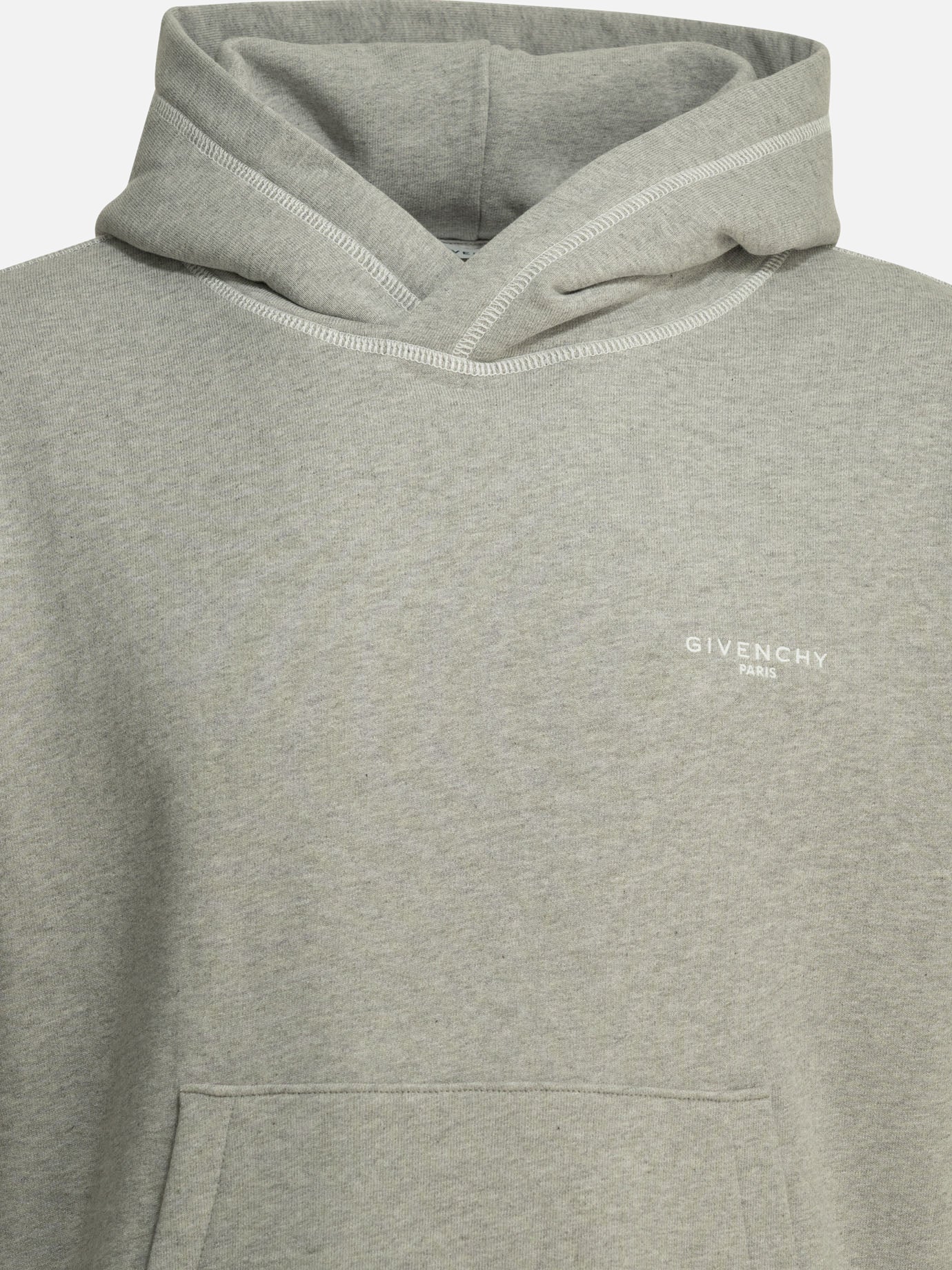 Felpe con cappuccio Logo  Grigio - Givenchy Uomo | PDP | VIETTI Online Store | thumbnail_3