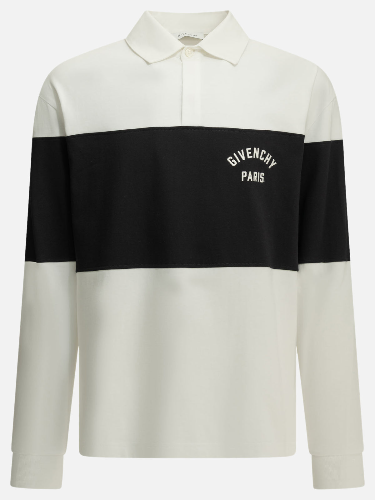 Givenchy "Givenchy" Polo Shirt with buttons White