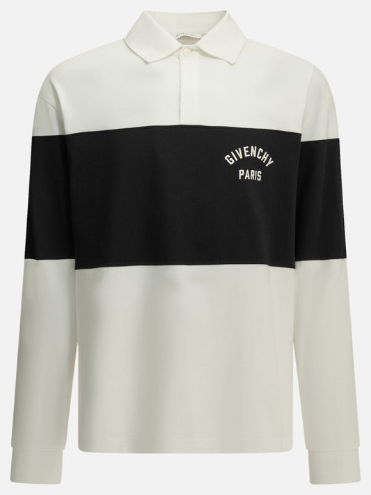 Givenchy "Givenchy" Polo Shirt with buttons White

