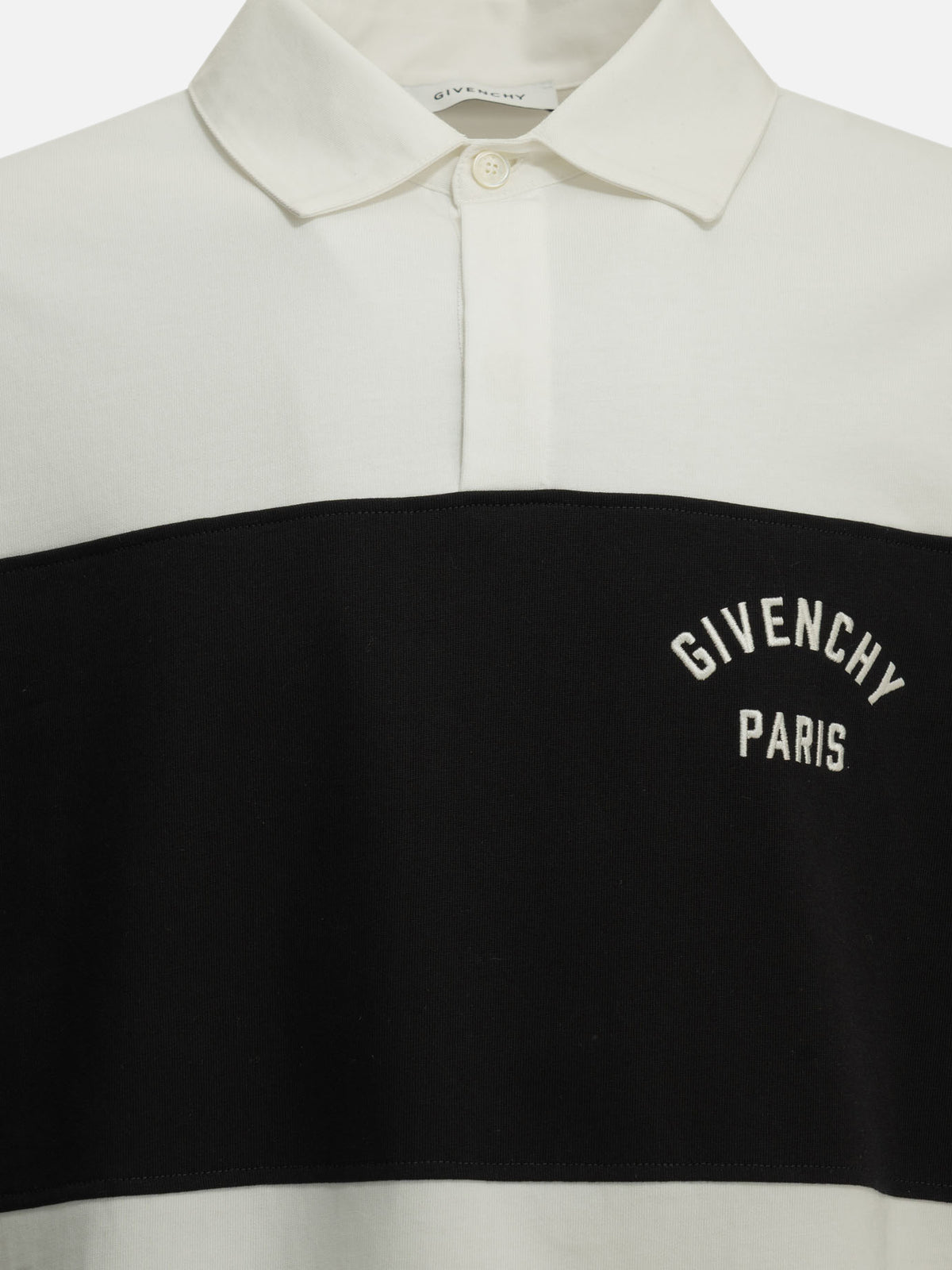 Givenchy "Givenchy" Polo Shirt with buttons White