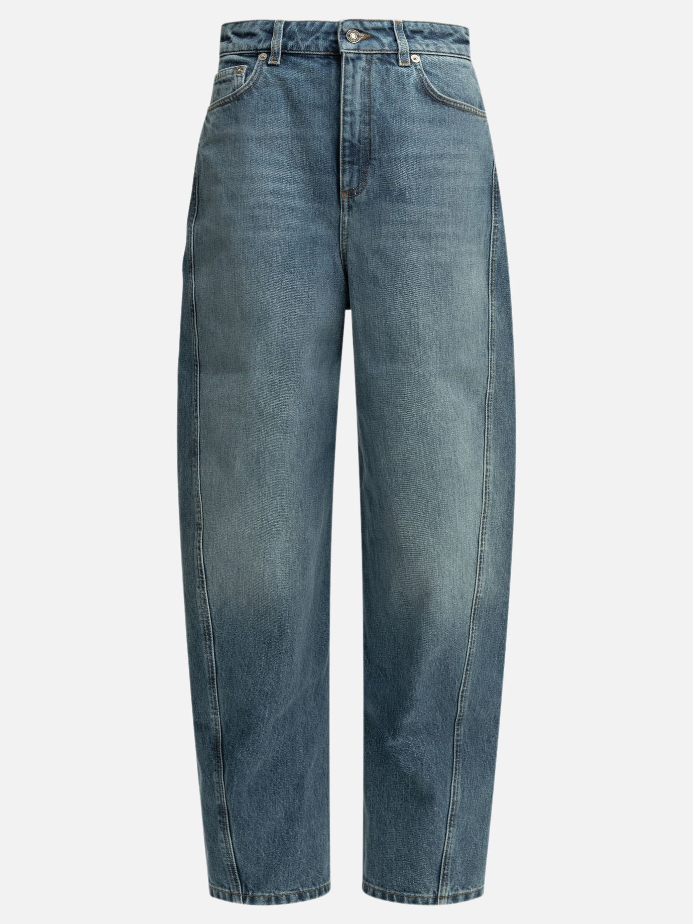 Wide-leg jeans Solid colour  Light blue - Givenchy Women | PDP | VIETTI Online Store | thumbnail
