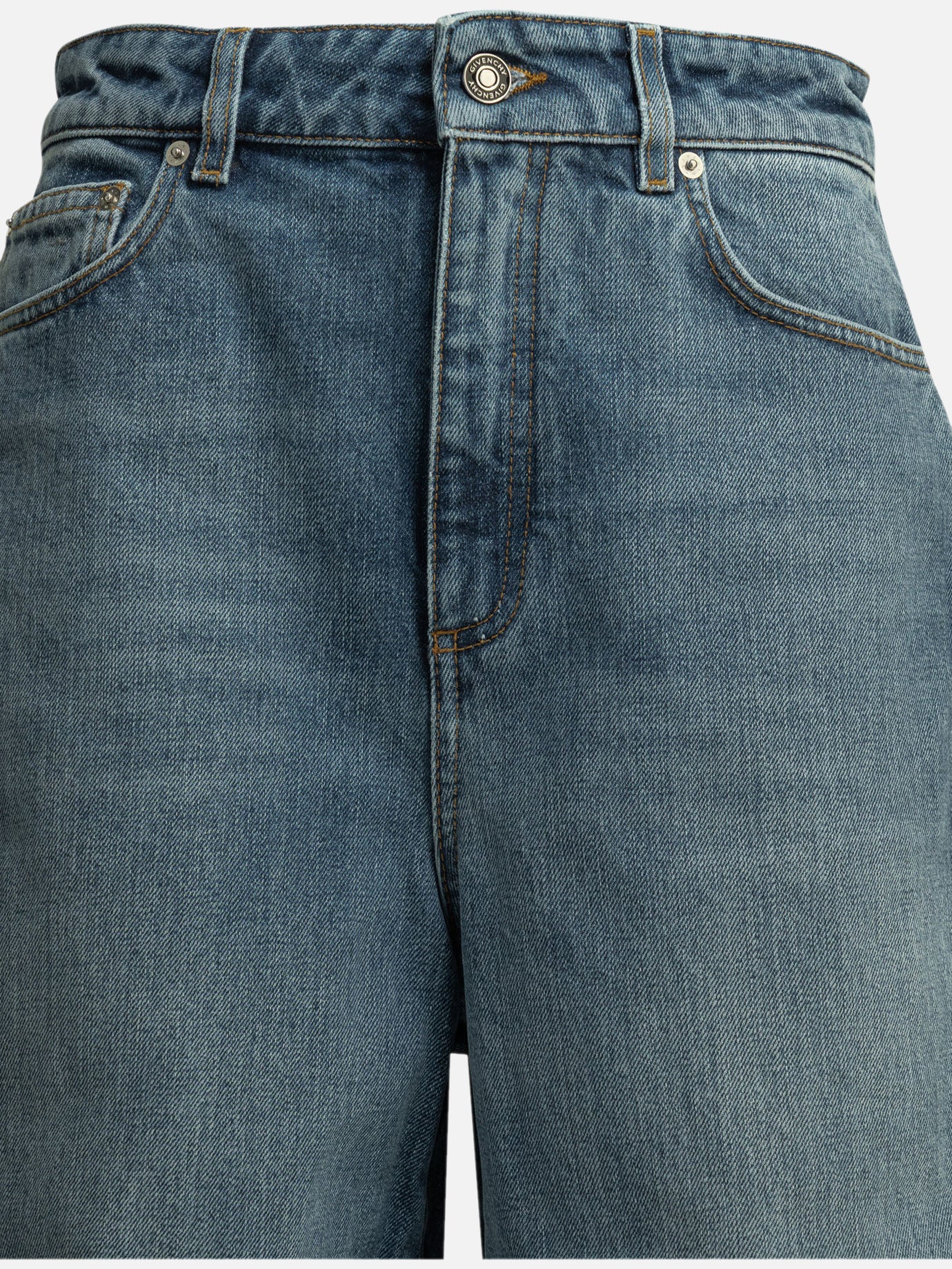 Wide-leg jeans Solid colour  Light blue - Givenchy Women | PDP | VIETTI Online Store | thumbnail_5