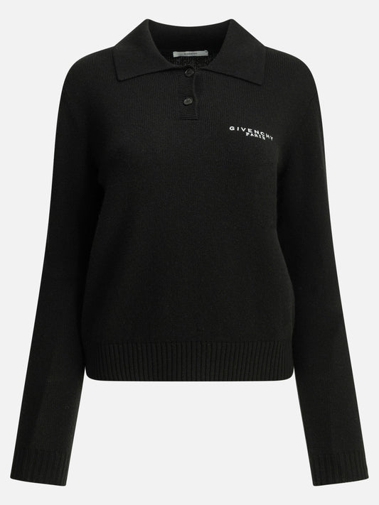 Polo sweater Logo  Black - Givenchy Women | PDP | VIETTI Online Store 
