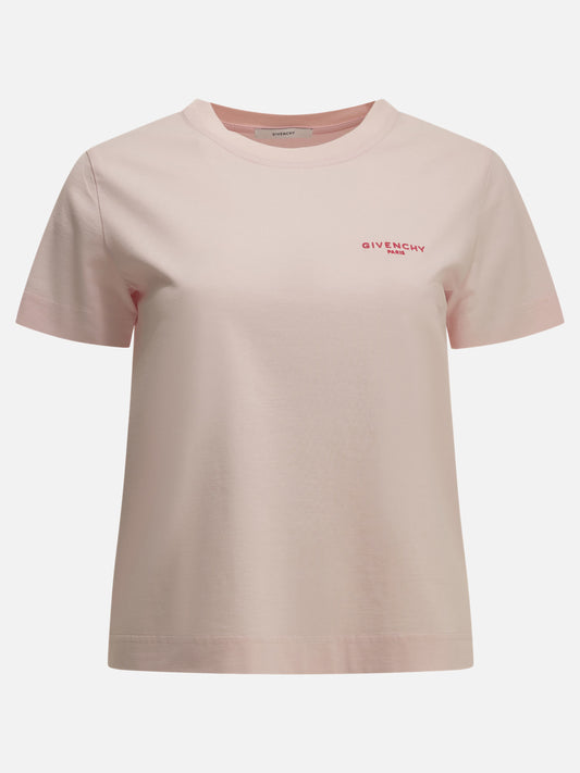 Crewneck t-shirts Logo  Pink - Givenchy Women | PLP | VIETTI Online Store 
