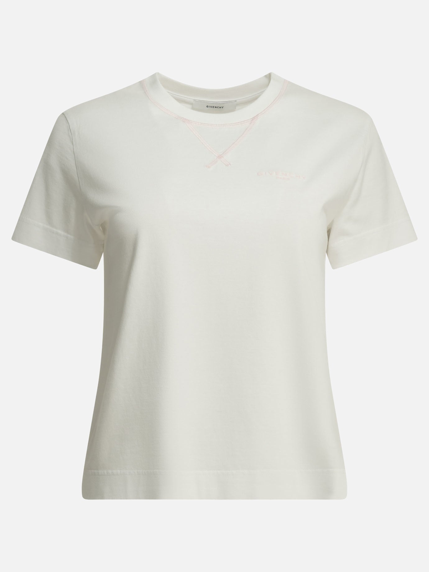 Crewneck t-shirts Logo  White - Givenchy Women | PDP | VIETTI Online Store | Zoom-Modal
