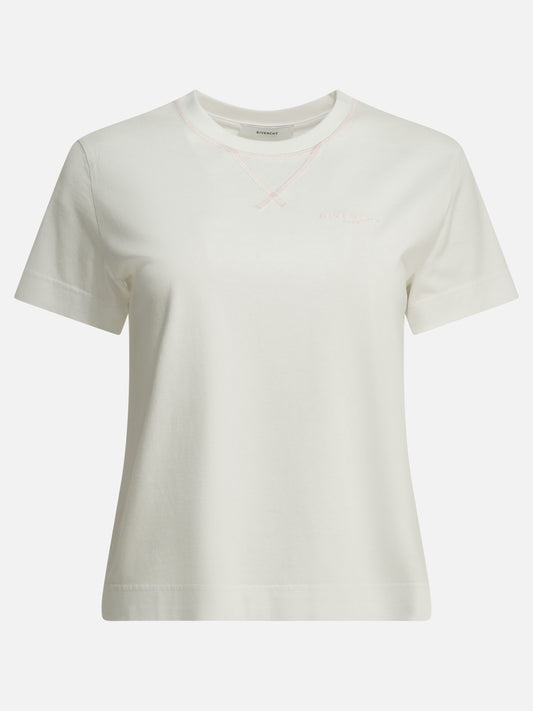 Crewneck t-shirts Logo  White - Givenchy Women | PLP | VIETTI Online Store 
