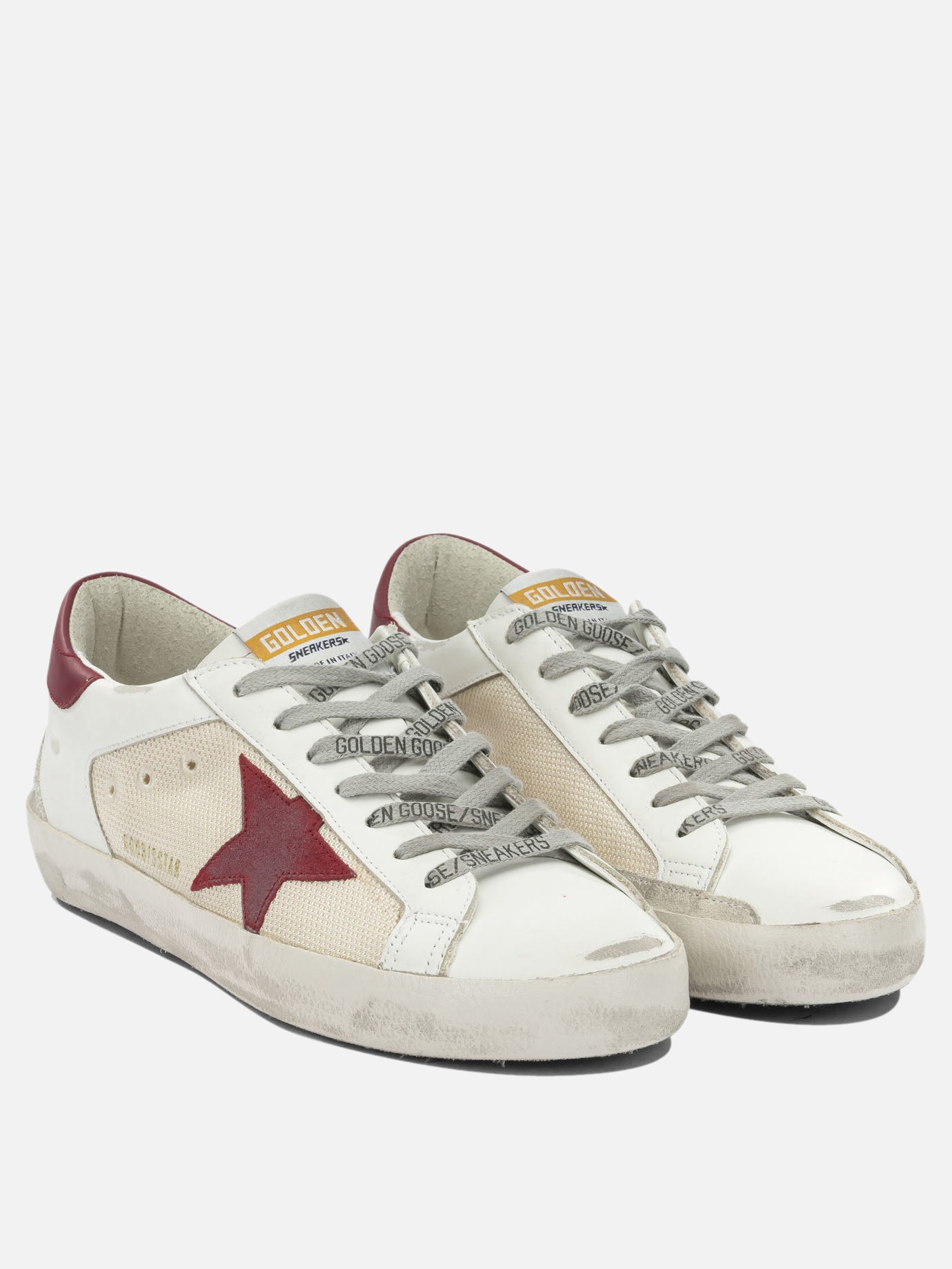Sneaker basse 76% cow leather 24% polyamide - 100% rubber  Rosso - Golden Goose Uomo | PDP | VIETTI Online Store | Zoom-Modal_2
